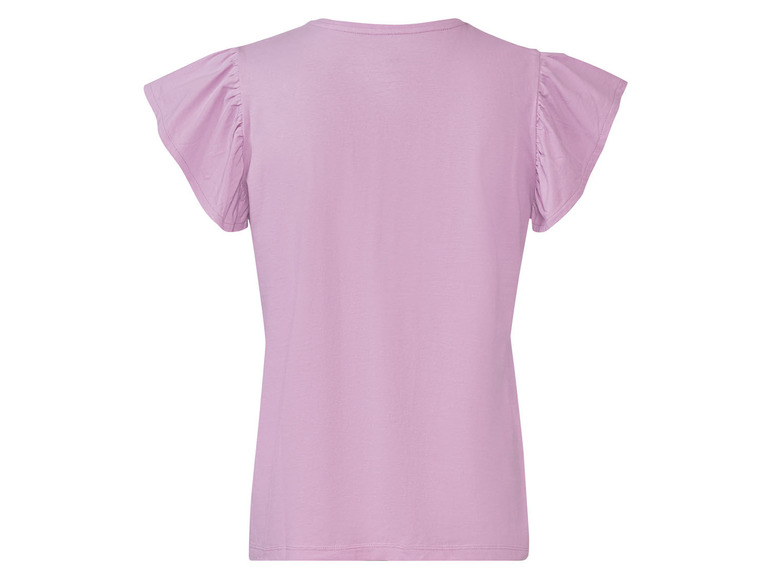 Ga naar volledige schermweergave: esmara® Dames-T-shirt, licht getailleerd model, met ronde hals - afbeelding 6