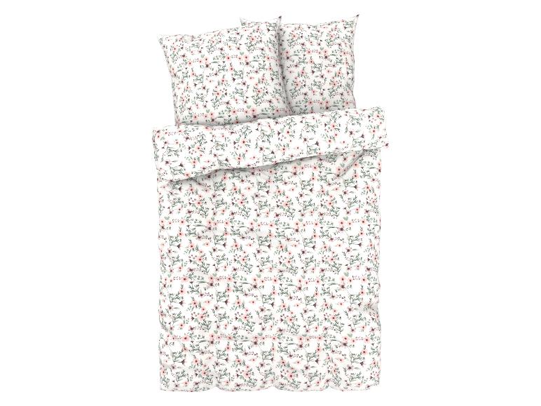 Beddengoed en kussenslopen met roze bloemenprint