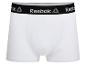 Witte Reebok boxershorts met zwarte elastische tailleband met logo