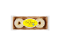 Lidl citroen cake donuts, 3 stuks
