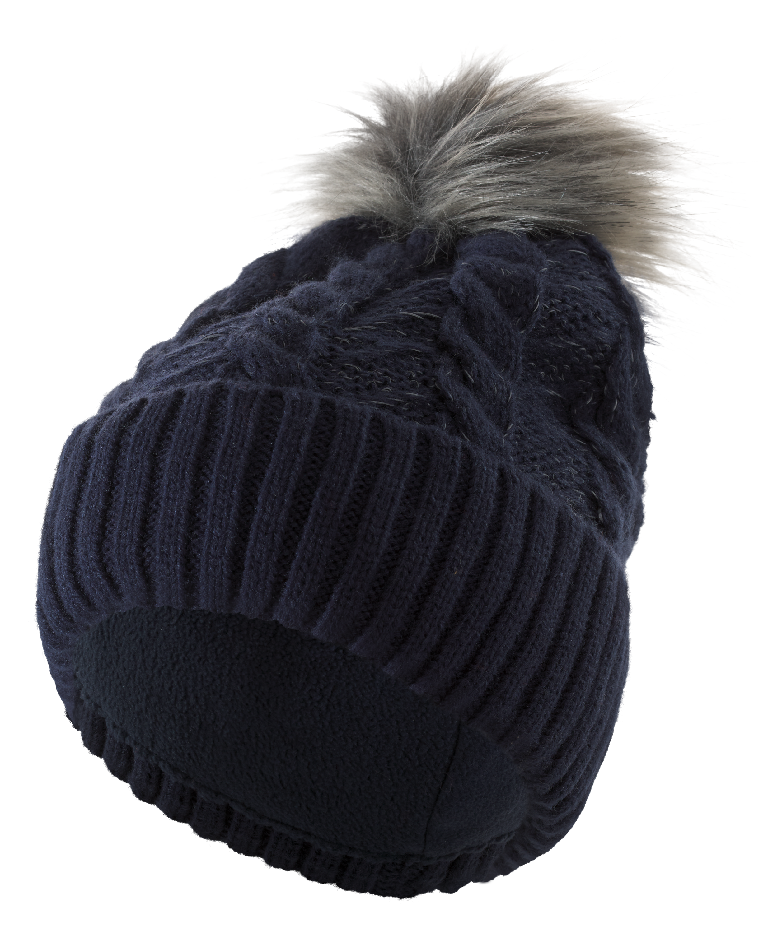 CRIVIT Gebreide muts (Marineblauw, S/M)