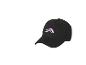 Zwarte baseballpet met subtiel logo.