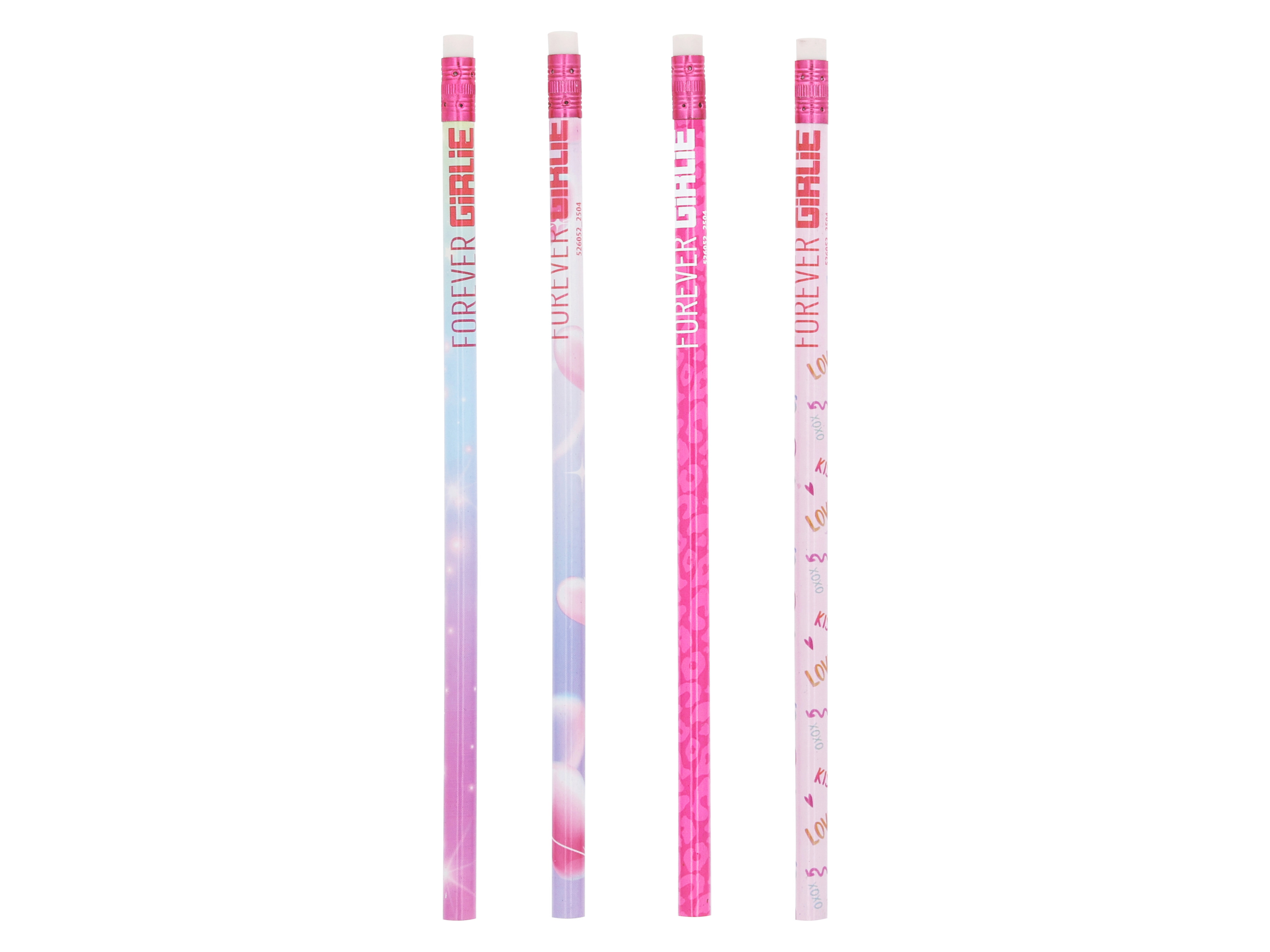 Uitwisbare gelpennen, glitter balpennen, 6-kleuren balpennen of potloden (Potloden met gum)