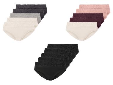 ESMARA® Set van 5 dames hipsters, met kant