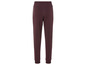 Bruine joggingbroek met elastische tailleband.