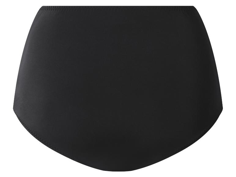 Zwart bikinibroekje met hoge taille