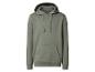Effen groene hoodie met trekkoorden en een voorzak