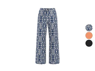 ESMARA® Satijnen dames wide leg broek