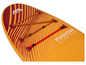 Een opblaasbaar paddleboard van Aqua Marina met Fusion DS Light Tech.