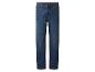 Donkerblauwe herenjeans met een klassieke pasvorm