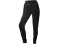 Zwarte dames joggingbroek met trekkoord en elastische boorden.