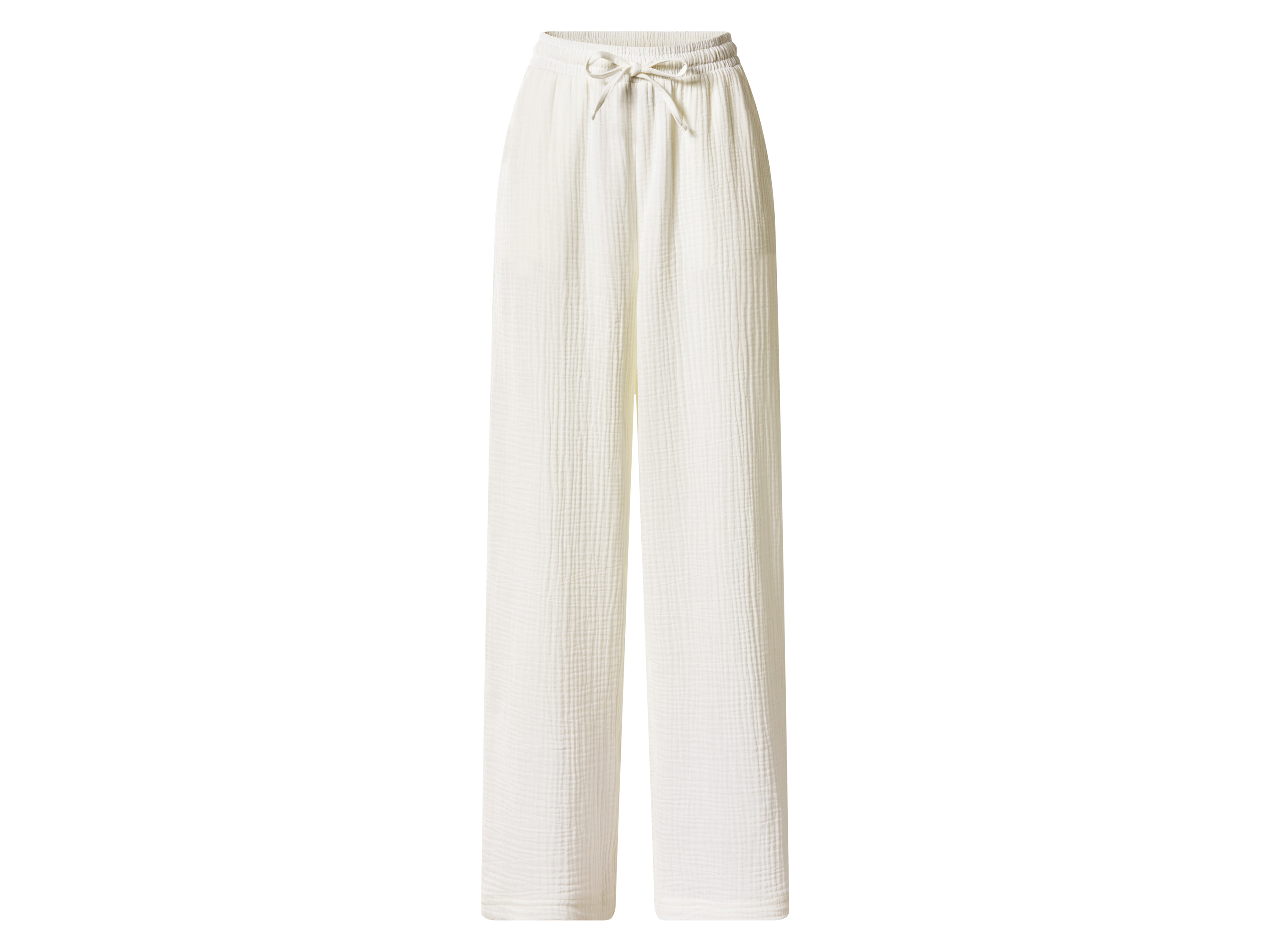 ESMARA Dames mousseline broek (Wit, M (40/42))