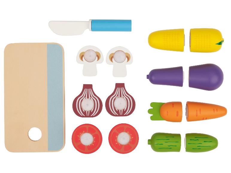 Houten speelgoed snijset en snijplank