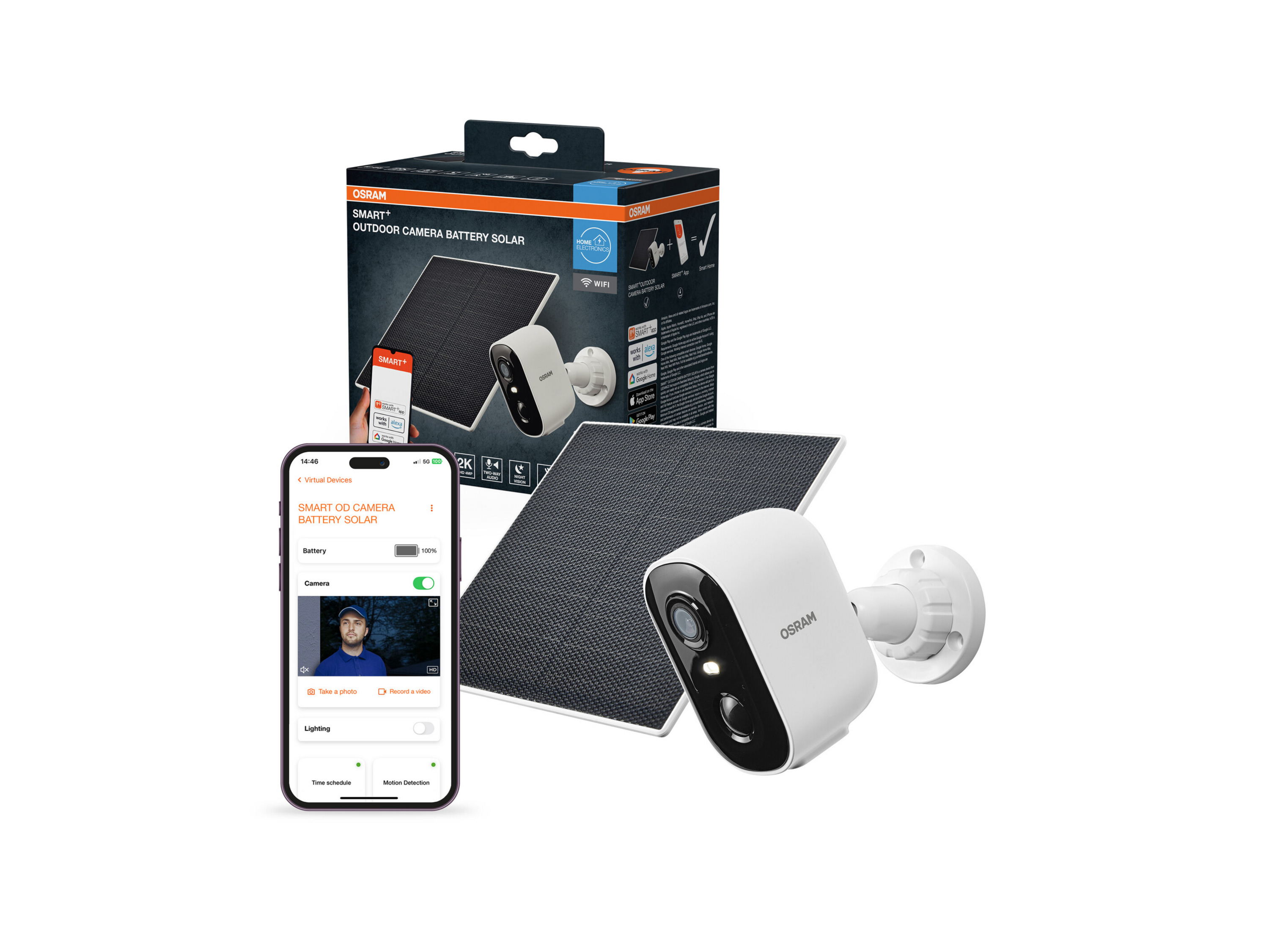 OSRAM Smart wifi beveiligingscamera voor buiten