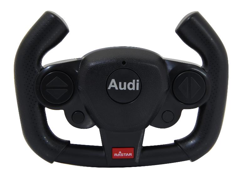Zwart Audi afstandsbediening stuurwiel van Rastar.