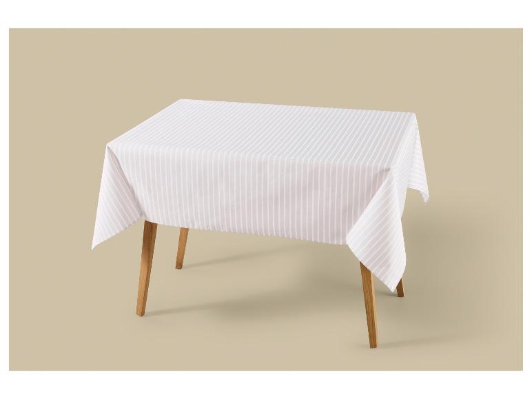 DWCN Geruit tafelkleed, rond, 160 cm, tafelkleed, outdoor, afwasbaar