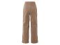 Bruine corduroy broek voor dames.