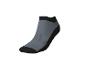 Grijze sportsok met zwarte accenten