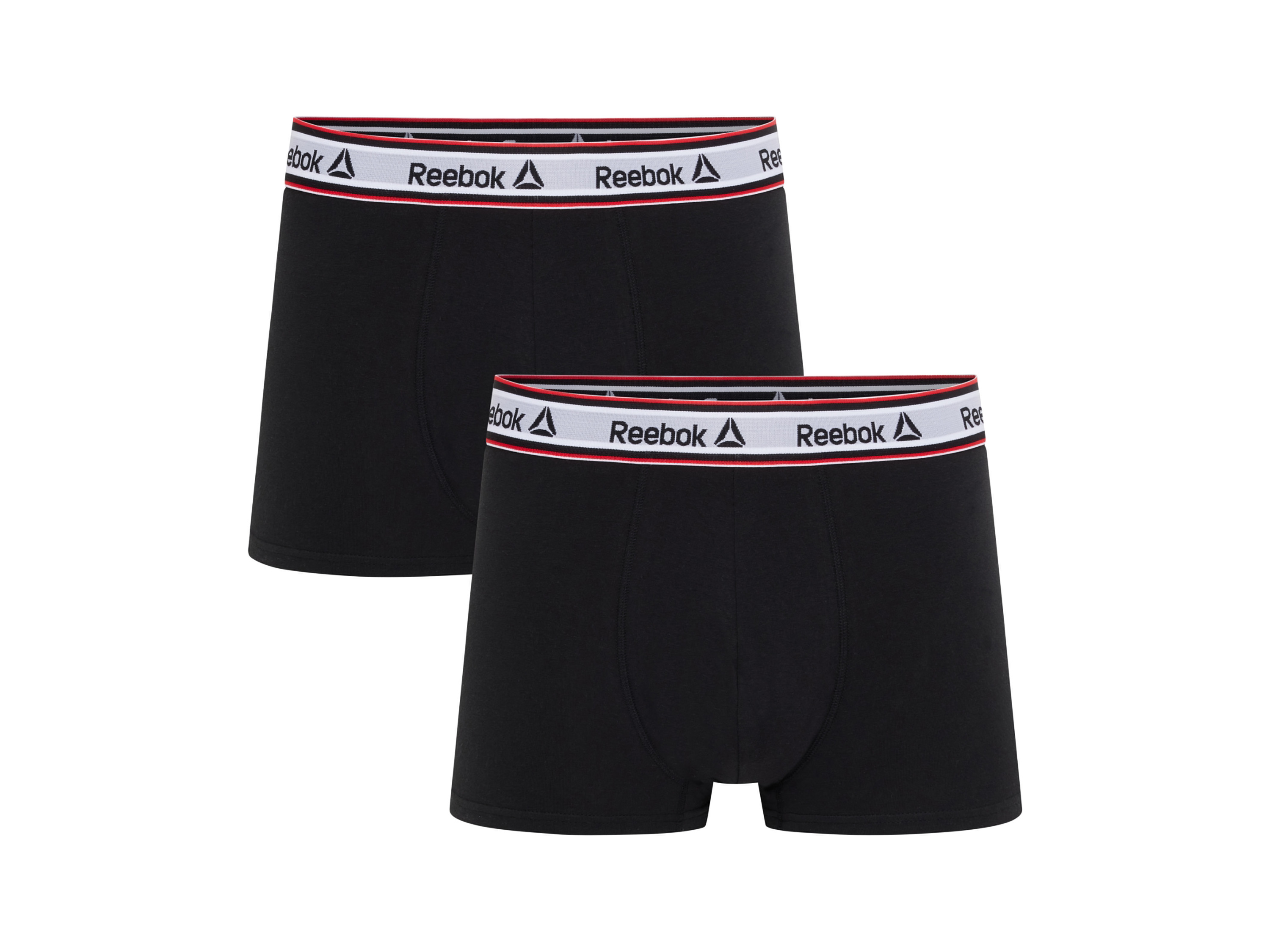 Reebok Set van 2 heren boxers (Zwart, M)