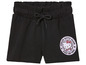 Zwarte shorts met Hello Kitty Club print.