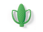 Groene Infantino maïs-vormige bijtring voor baby's.