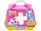 Roze speelgoedkoffer voor puppyredding met interactieve functies en accessoires
