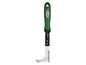 Een groene Parkside schoffel met een metalen blad.