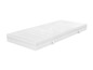 Een wit matras met een golvende structuur.