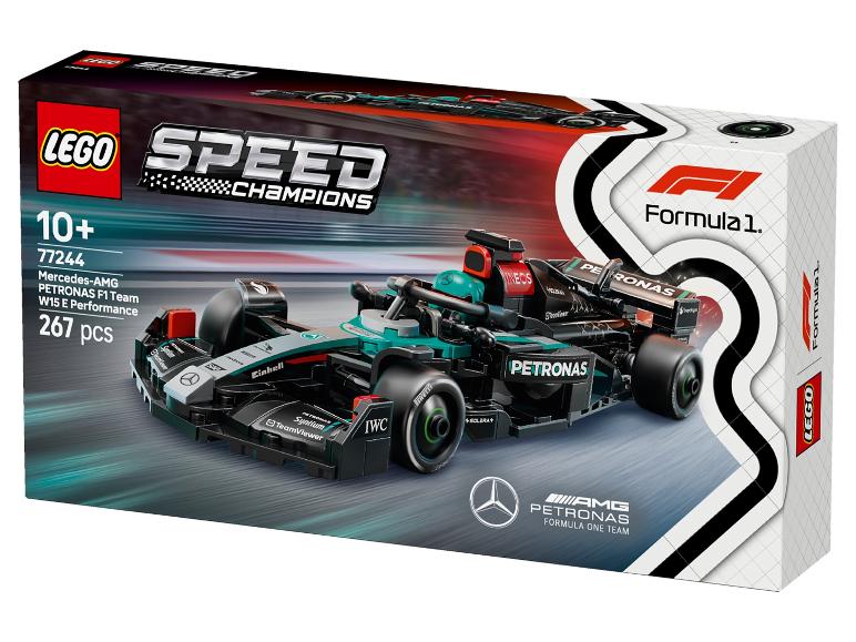 LEGO Speed Champions Mercedes-AMG Petronas F1 Team W15 E Performance set.