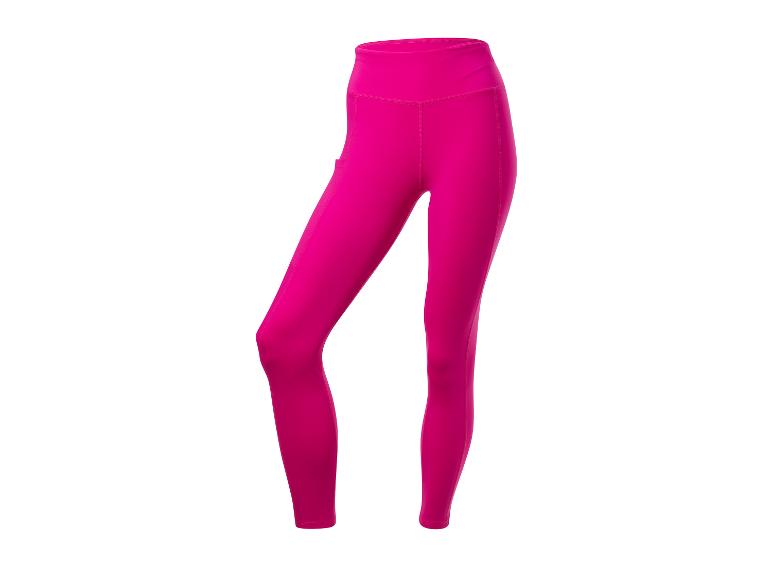 Sport leggings in fel roze.