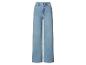 Lichtblauwe wide-leg damesjeans