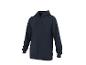 Donkerblauwe herenhoodie met rits