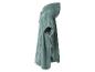 Groene handdoekponcho met capuchon en zak