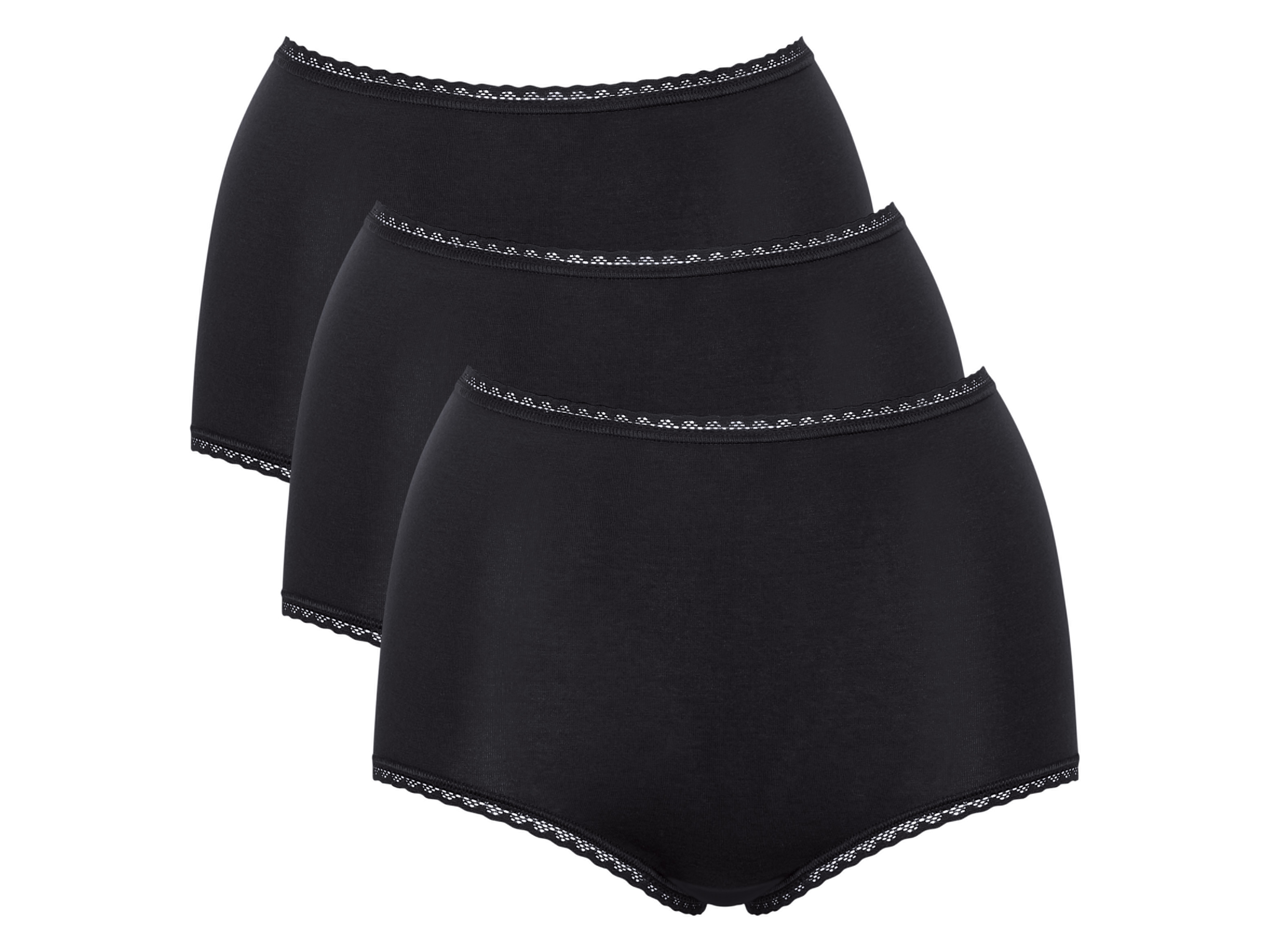 HELLO BY SLOGGI Set van 3 dames onderbroeken of hipsters (Maxi, 38) afbeelding
