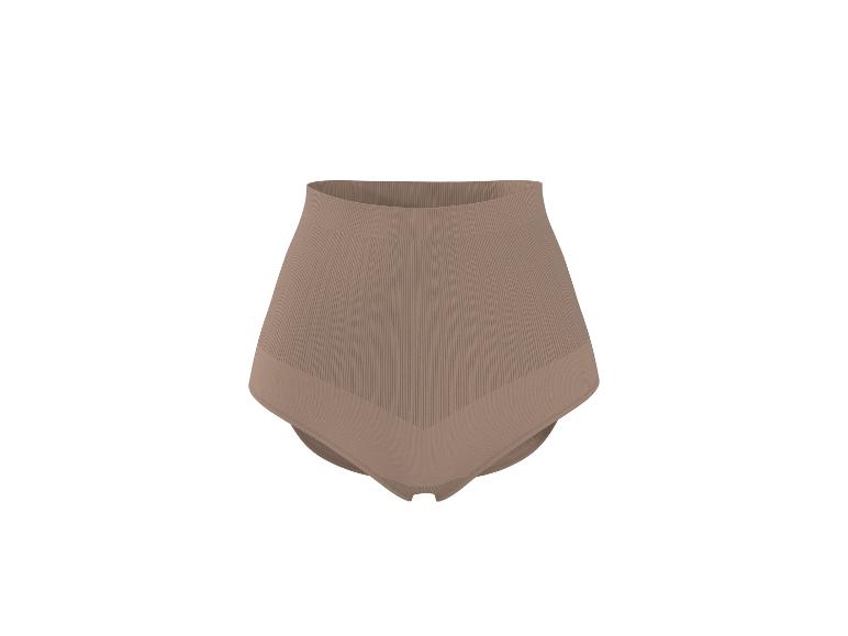 Beige naadloze slip met hoge taille