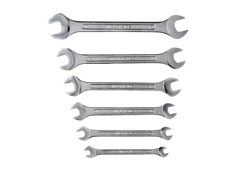 Een set Parkside steeksleutels in diverse maten.