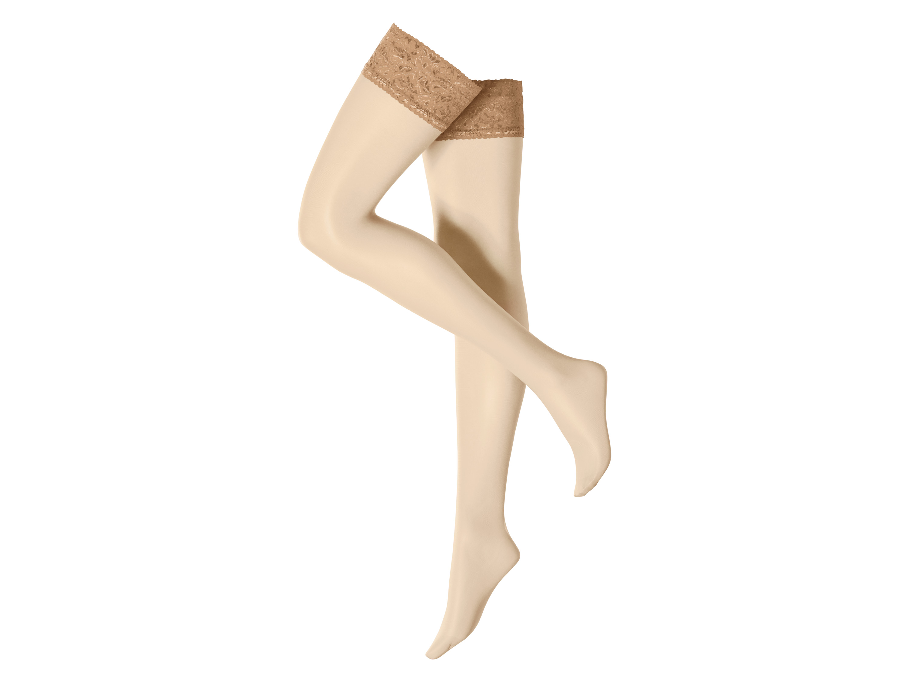 esmara Dames panty kniekousen (Beige, S (36/38))
