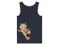 Donkerblauw kinder tanktop met Groot.
