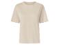 Lichtbeige T-shirt met korte mouwen