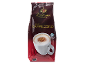Donkerbruine verpakking instant cappuccino, met een kop cappuccino en de tekst 'INSTANT CAPPUCCINO'.