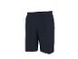 Donkerblauwe herenshort met trekkoord in de taille en een enkele knoopsluiting