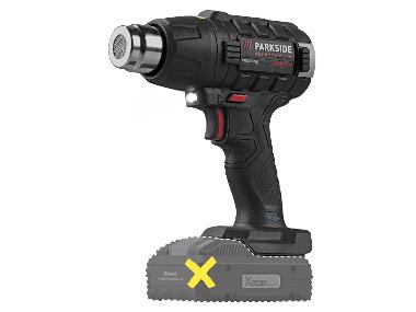 PARKSIDE PERFORMANCE® Accu-heteluchtpistool 20 V zonder accu en lader