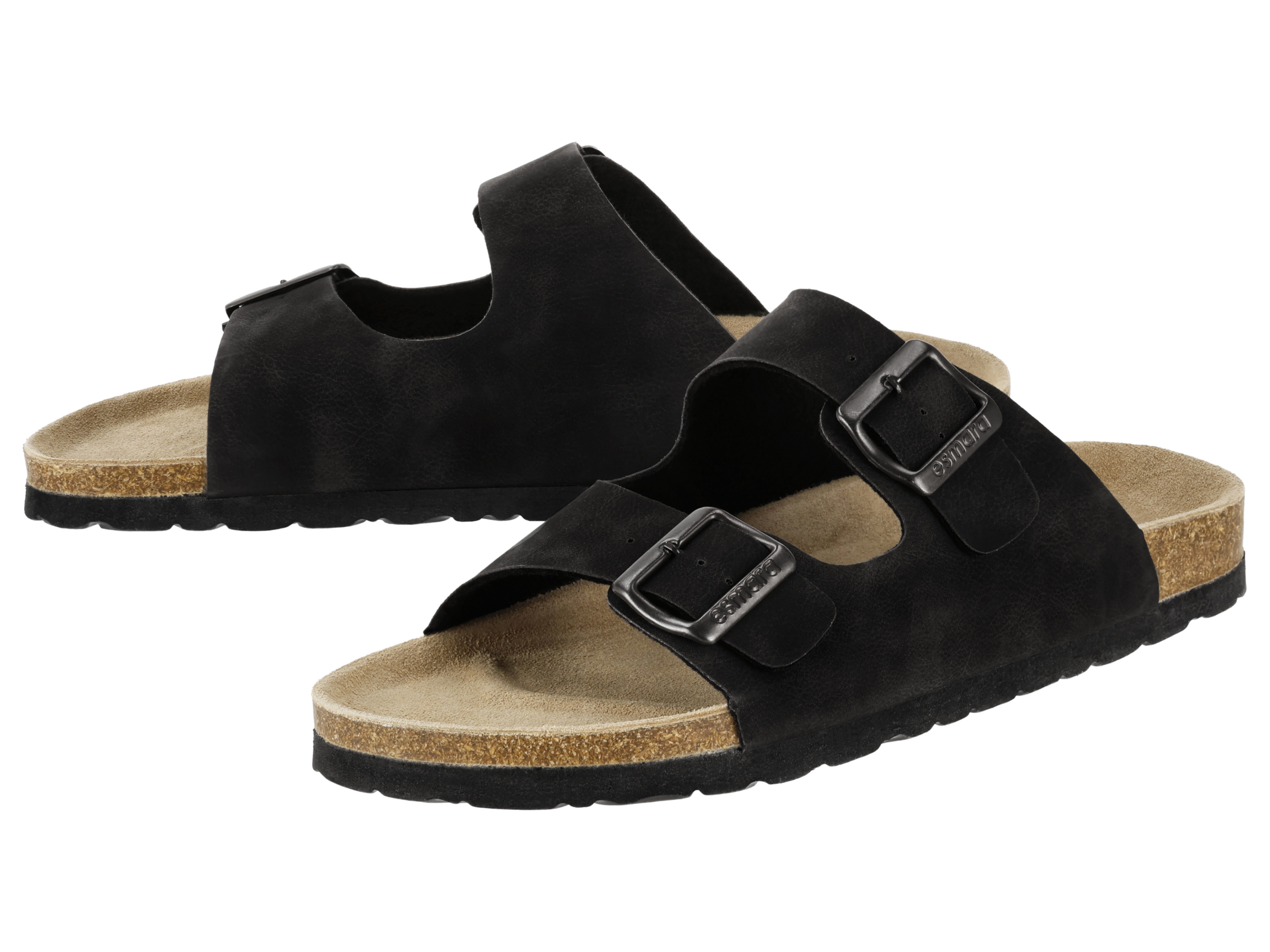 ESMARA MEN Heren slippers (zwart, 43)
