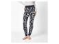 Dameslegging met teckel- en hartenpatroon