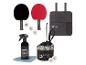 Style Line pingpong batjes, ballen, tas en Donic reiniger.