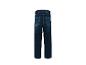 Donkerblauwe herenjeans, achteraanzicht.