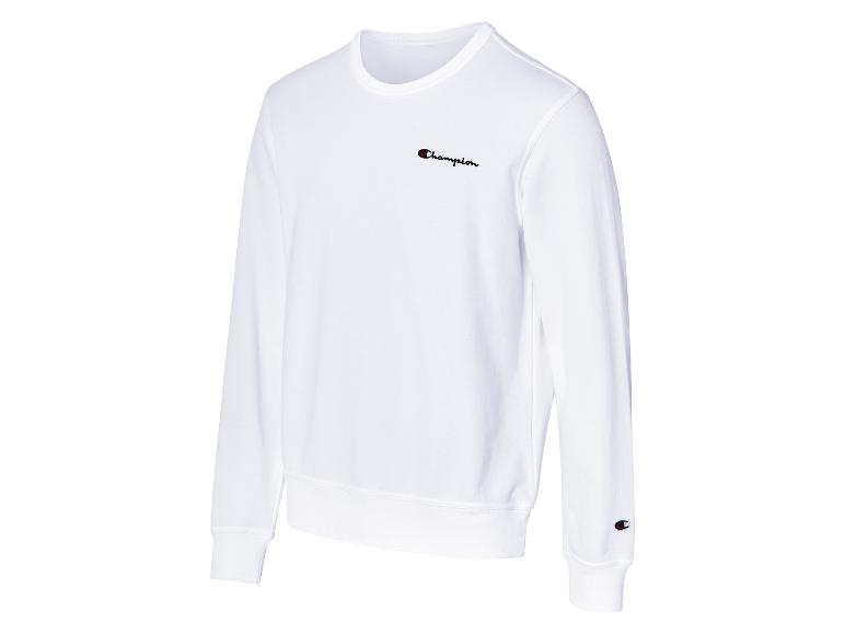 Witte Champion sweater met lange mouwen.