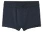 Donkerblauwe herenboxershort met elastische tailleband