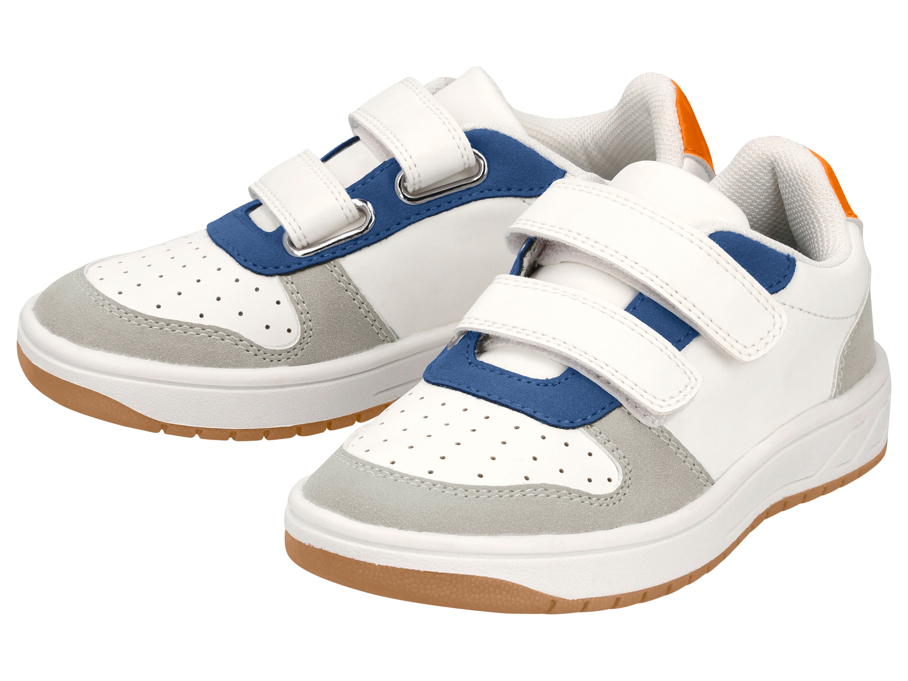 lupilu Kinder sneakers (oranje/grijs/blauw, 28)
