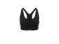 Zwarte sportbeha, racerback.
